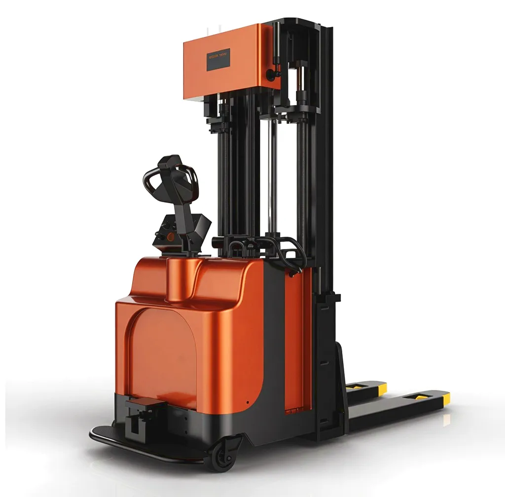 AGV forklift PTO shaft application in UK automated warehouse distribution centre